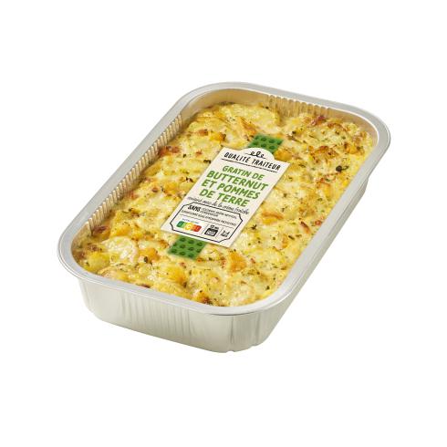 Gratin de butternut et pommes de terre